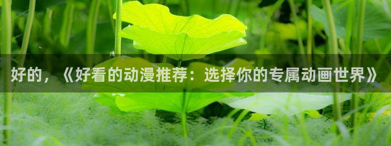 囧次元app官方下载：好的，《好看的动漫推荐：选择你的专属动画世界》